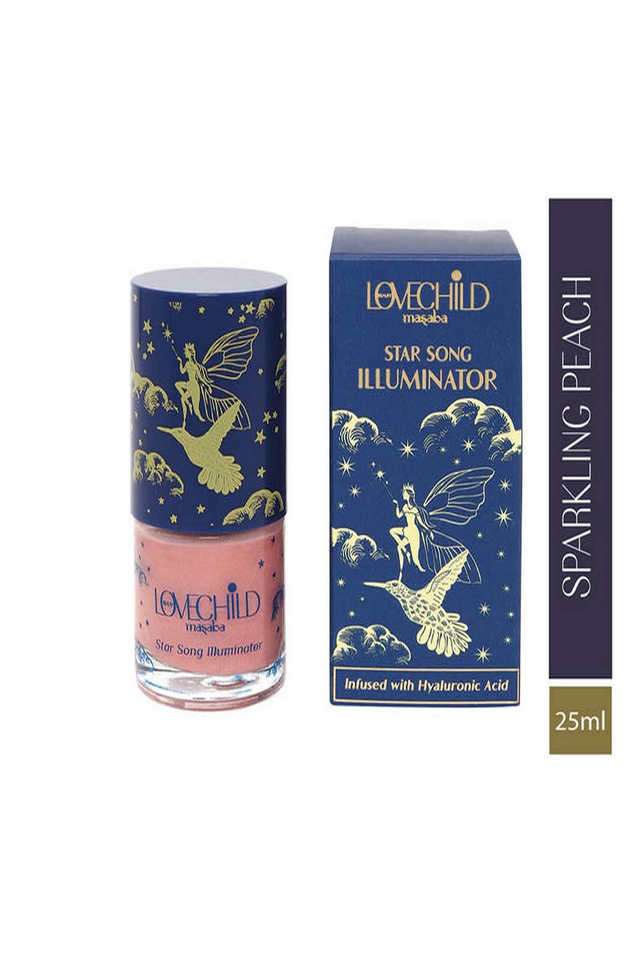 Star-Song-High-Shine-Hydrating-Highlighter-and-Illuminator-with-Hyaluronic-Acid---Sparkling-Peach -25-gm