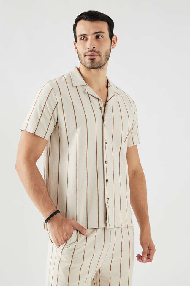 Stripes-Cotton-Relaxed-Fit-Men-Casual-Wear-Shirt