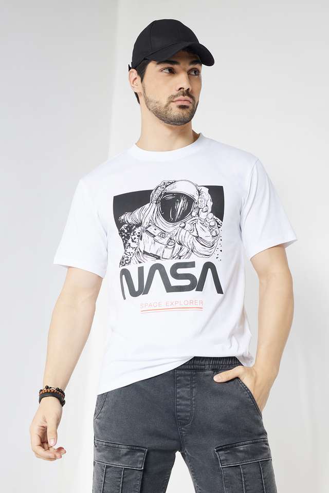 Printed-Blended-Fabric-Round-Neck-Men-s-T-Shirt