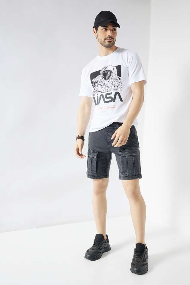 Printed-Blended-Fabric-Round-Neck-Men-s-T-Shirt