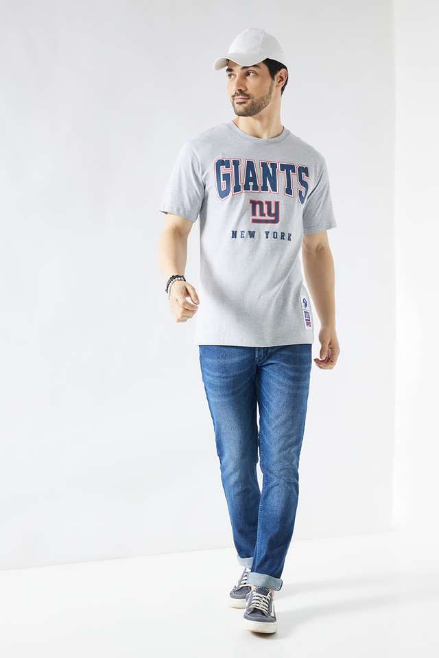 Printed-Blended-Fabric-Round-Neck-Men-s-T-Shirt