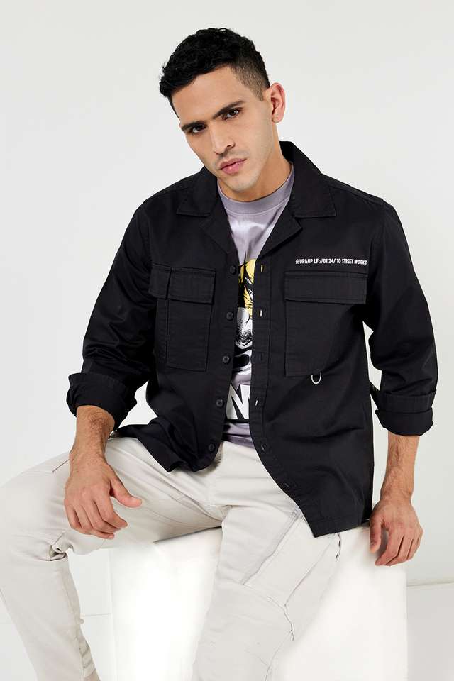 Cotton-Button-Relaxed-Fit-Men-Casual-Wear-Shacket