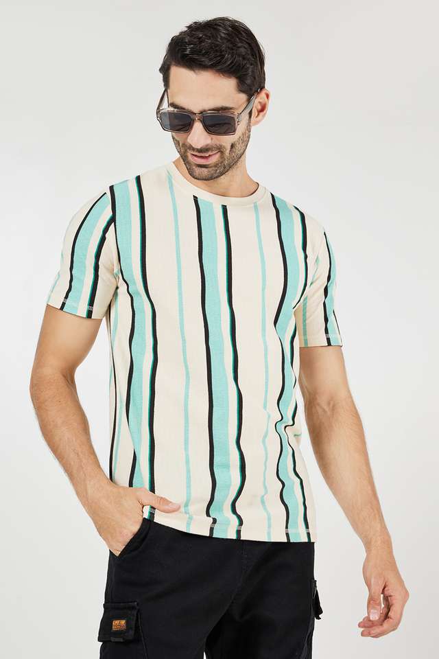 Stripes-Jersey-Round-Neck-Men-s-T-Shirt