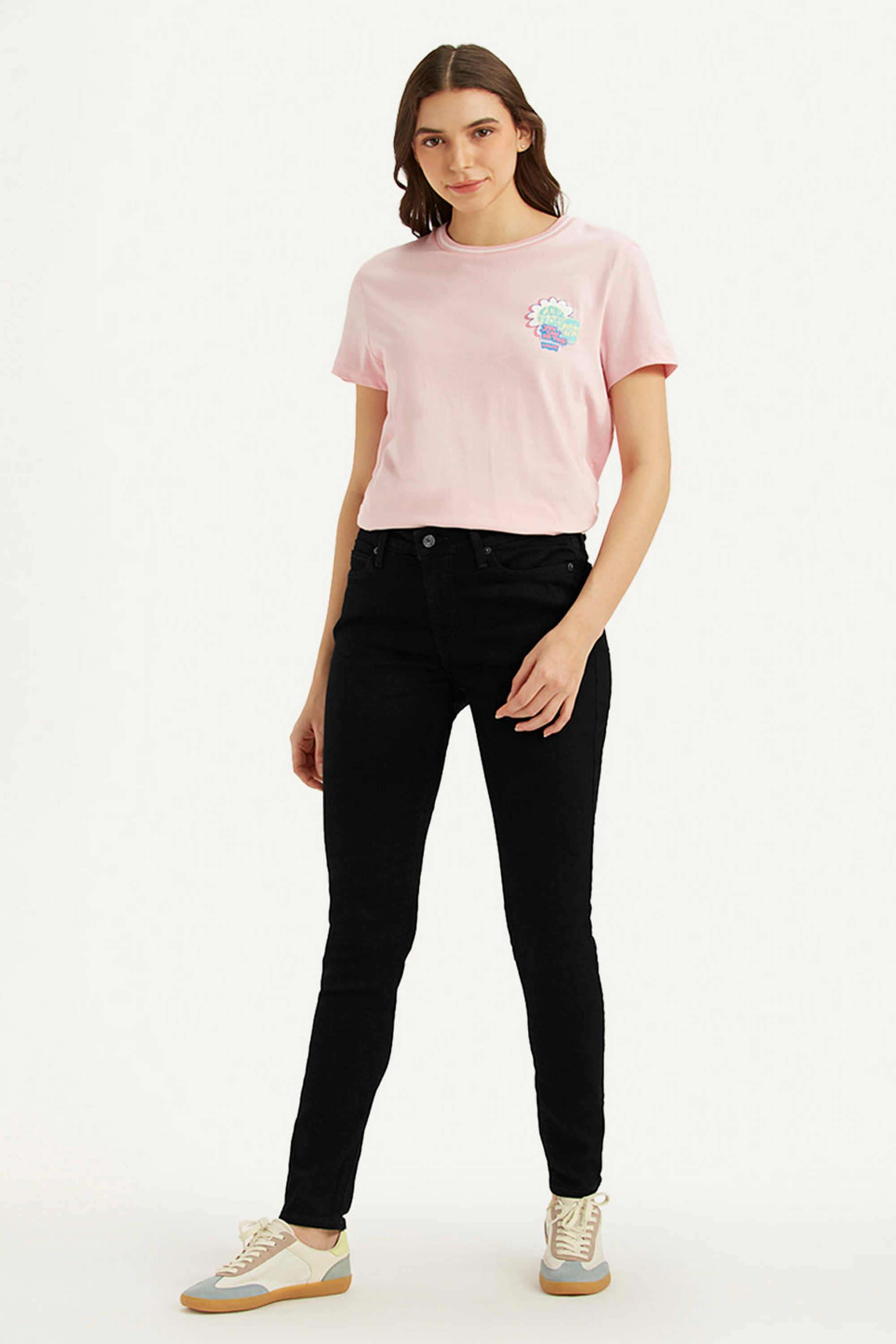 Solid-Cotton-Skinny-Fit-Women-s-Jeans