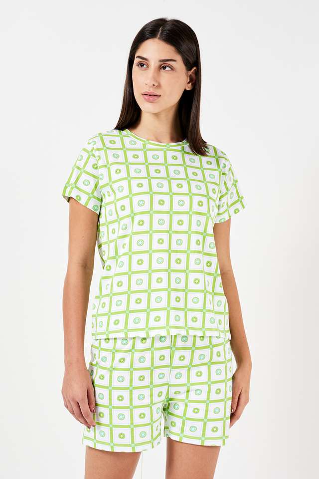 Printed-Round-Neck-Cotton-Women-s-Casual-Wear-Sleep-T-Shirt