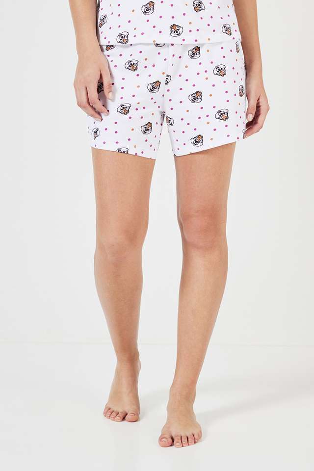 Regular-Fit-Mid-Thigh-Cotton-Women-s-Night-Wear-Shorts