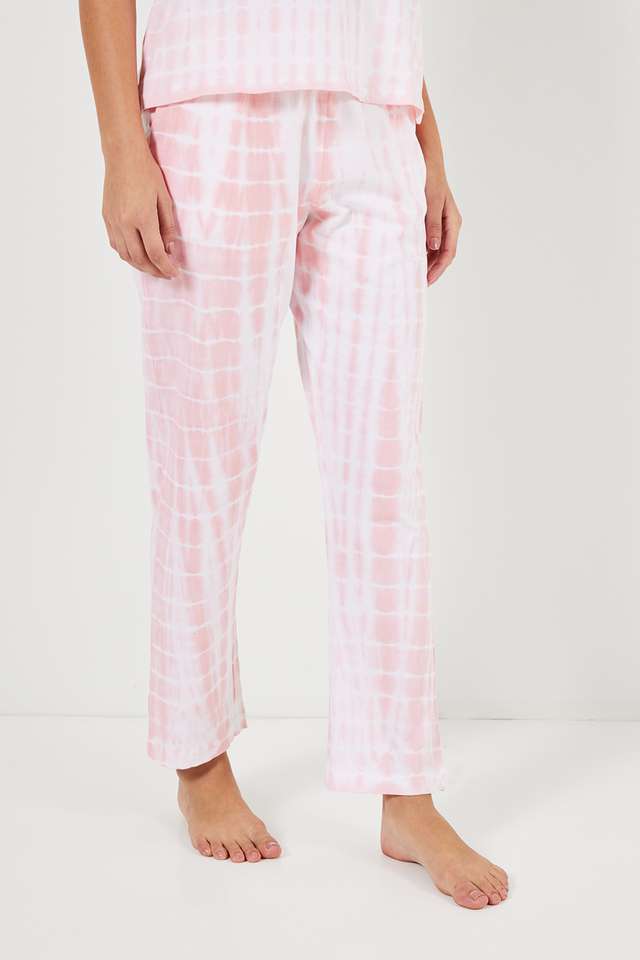 Tie-&-Dye-Round-Neck-Cotton-Women-s-Casual-Wear-Sleep-T-Shirt