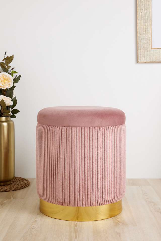 Masimo-Dusty-Pink-Rib-Ottoman