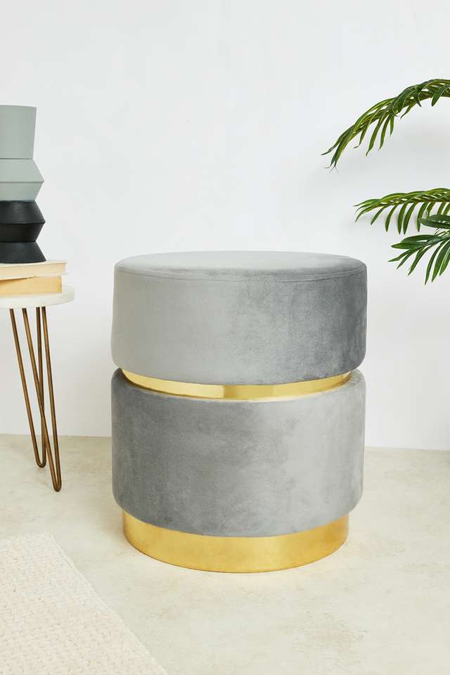 Masimo-Gold-Line-Grey-Ottoman