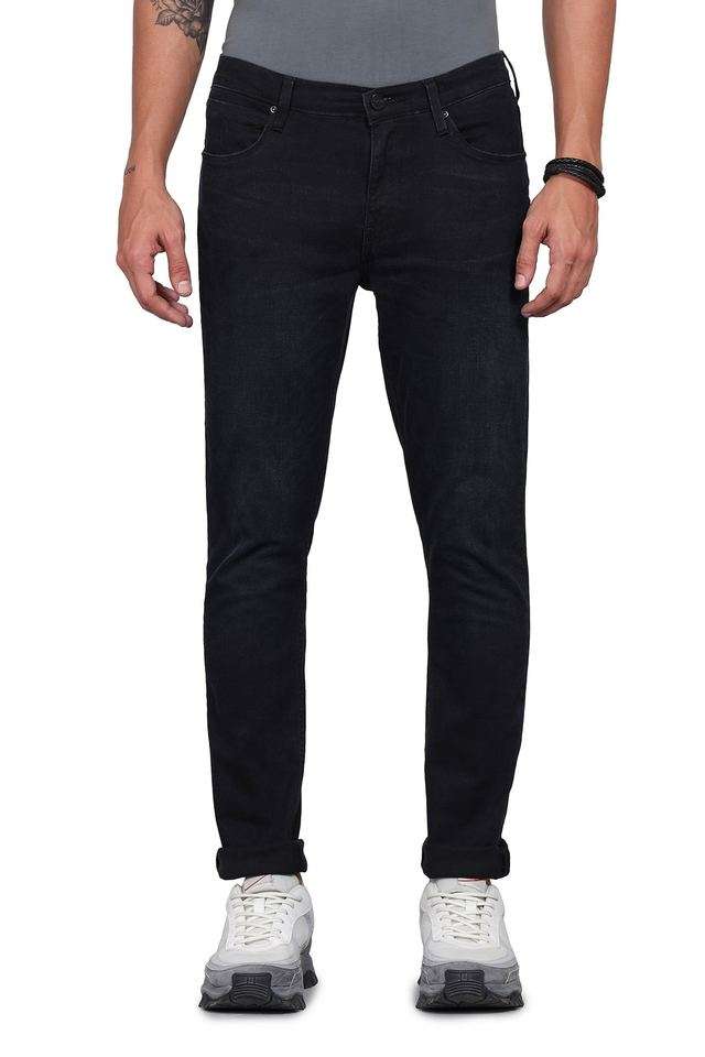 Light-Wash-Cotton-Skinny-Fit-Men-s-Jeans