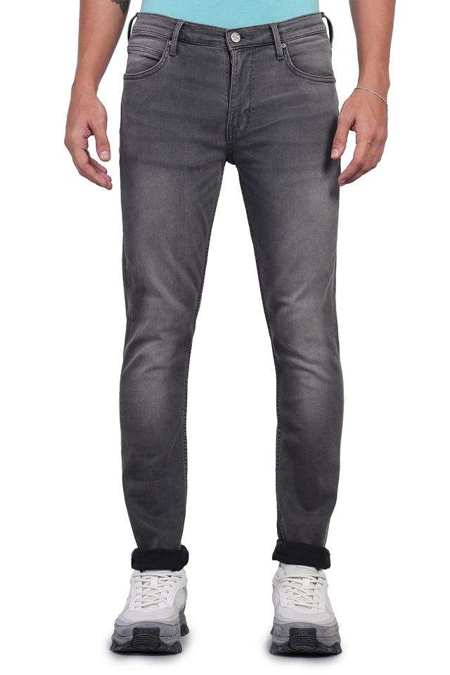 Light-Wash-Cotton-Skinny-Fit-Men-s-Jeans