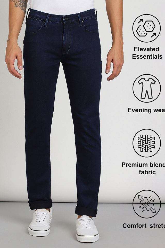 Light-Wash-Cotton-Skinny-Fit-Men-s-Jeans