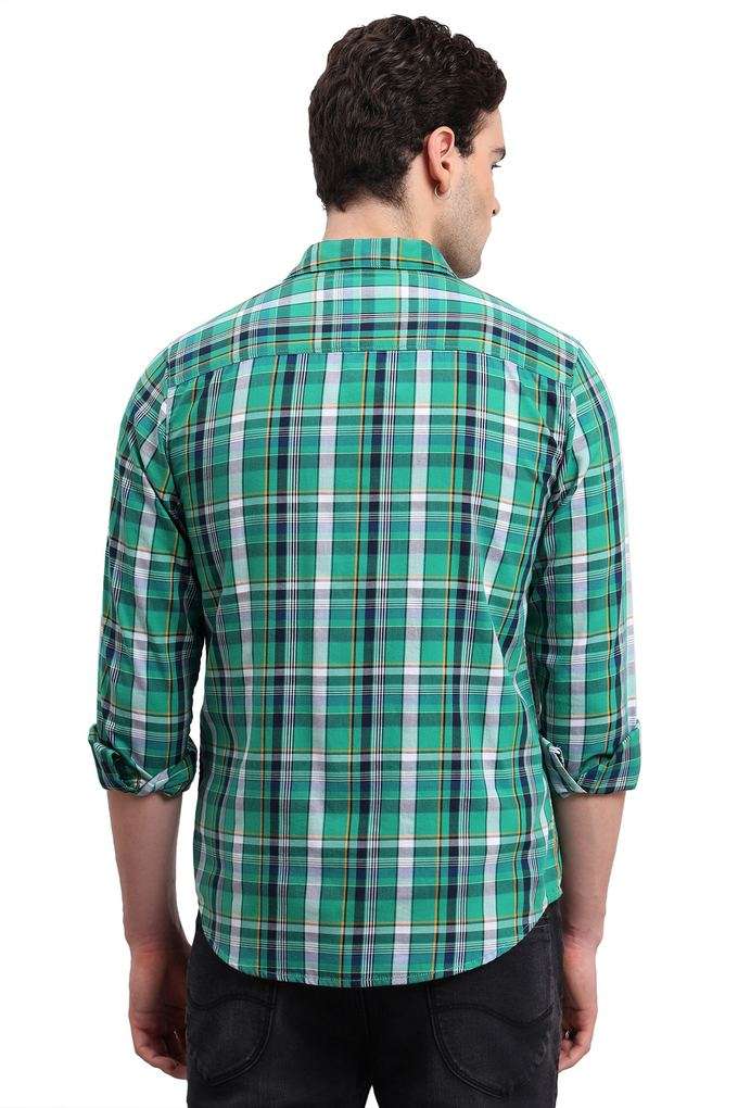 Checks-Cotton-Regular-Fit-Men-s-Casual-Wear-Shirt