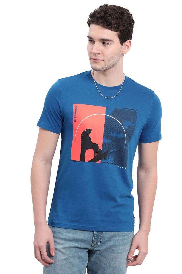 Graphic-Print-Cotton-Round-Neck-Men-s-T-Shirt