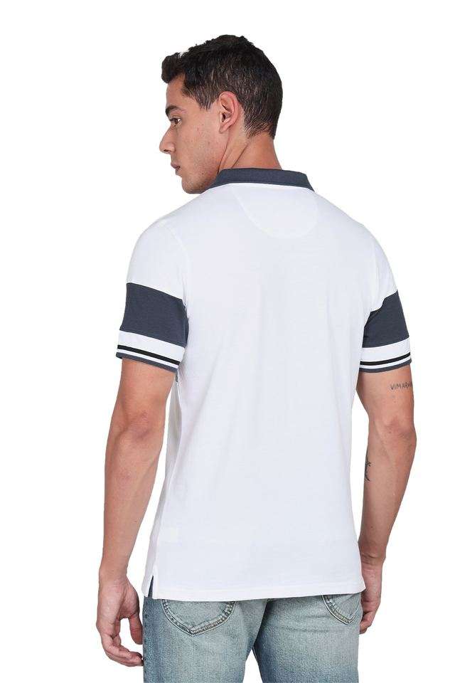Color-Block-Cotton-Polo-Men-s-T-Shirt