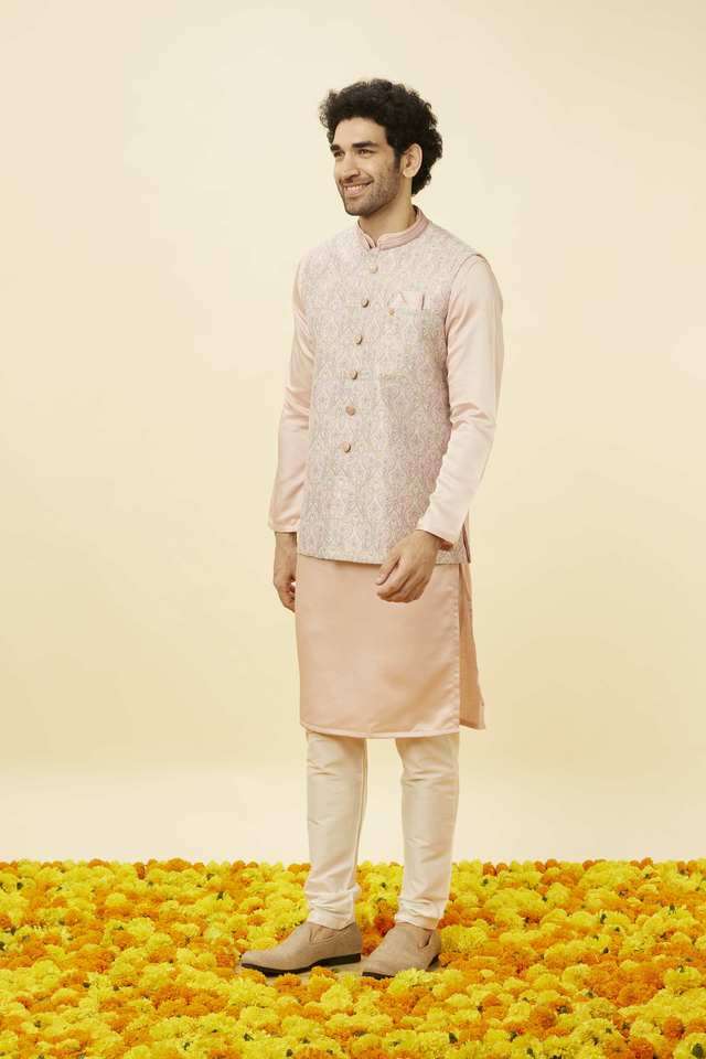 Jaquard-Regular-Fit-Men-s-Casual-Wear-Nehru-Jacket