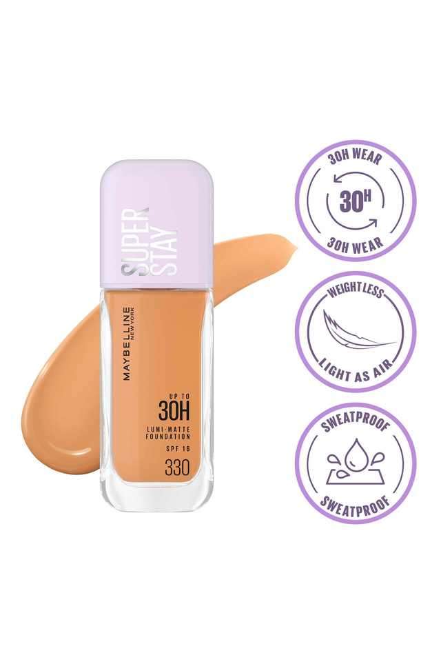 Super-Stay-Lumi-Matte-Sweatproof-Liquid-Foundation -30Hrs-Longwear-Yet-Light-As-Air -Transferproof-with-SPF16---Shade-330 -35-gm