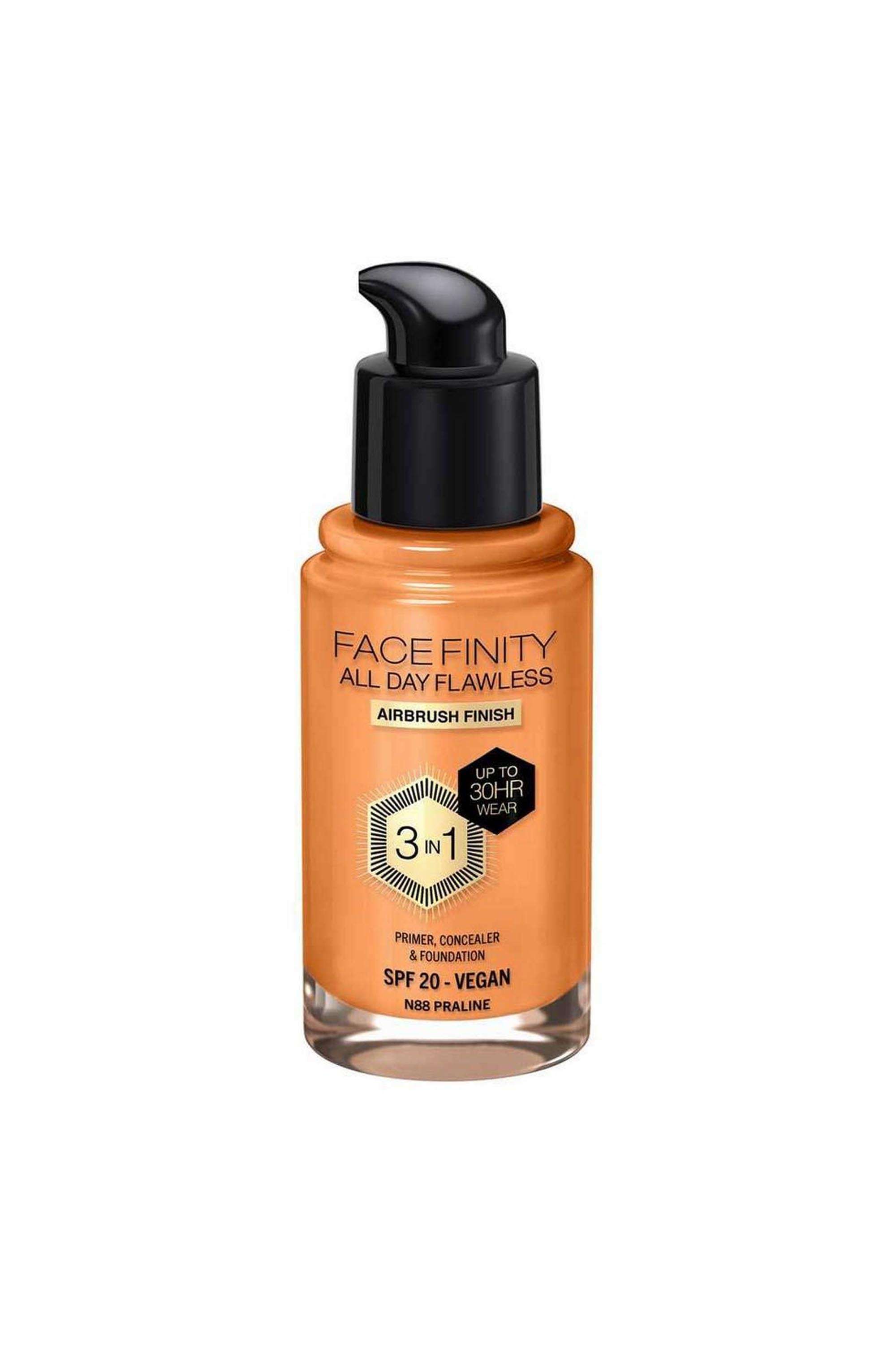 Face-Finity-All-Day-Flawless-3-In-1-Foundation---Praline -30-ml