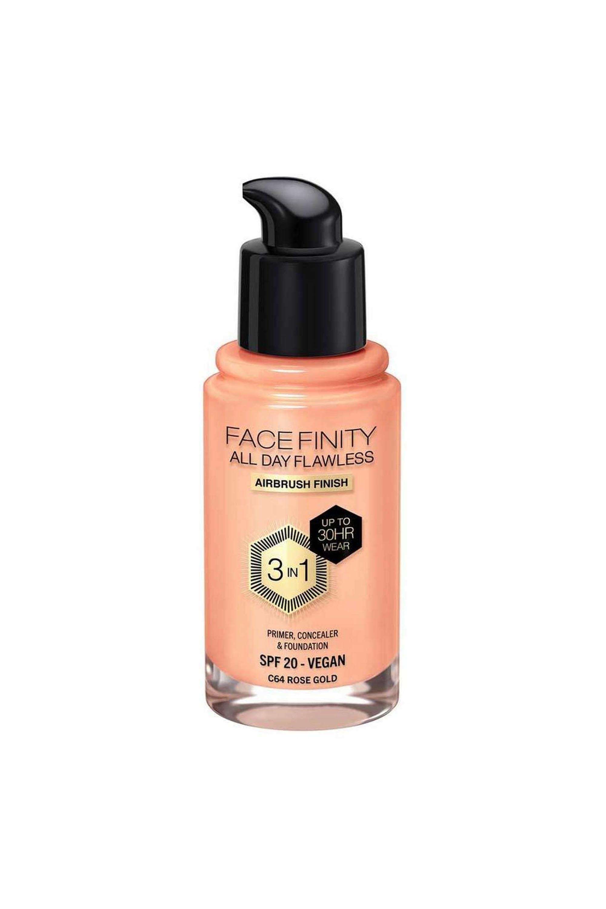 Face-Finity-All-Day-Flawless-3-In-1-Foundation---Rose-Gold -30-ml