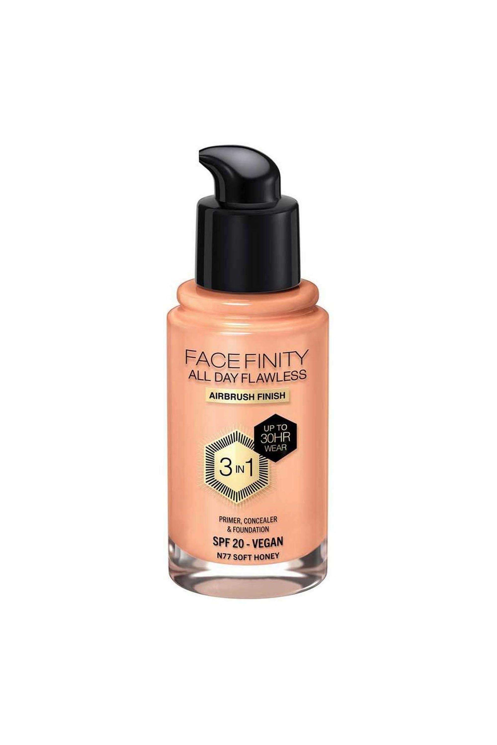 Face-Finity-All-Day-Flawless-3-In-1-Foundation---Soft-Honey -30-ml