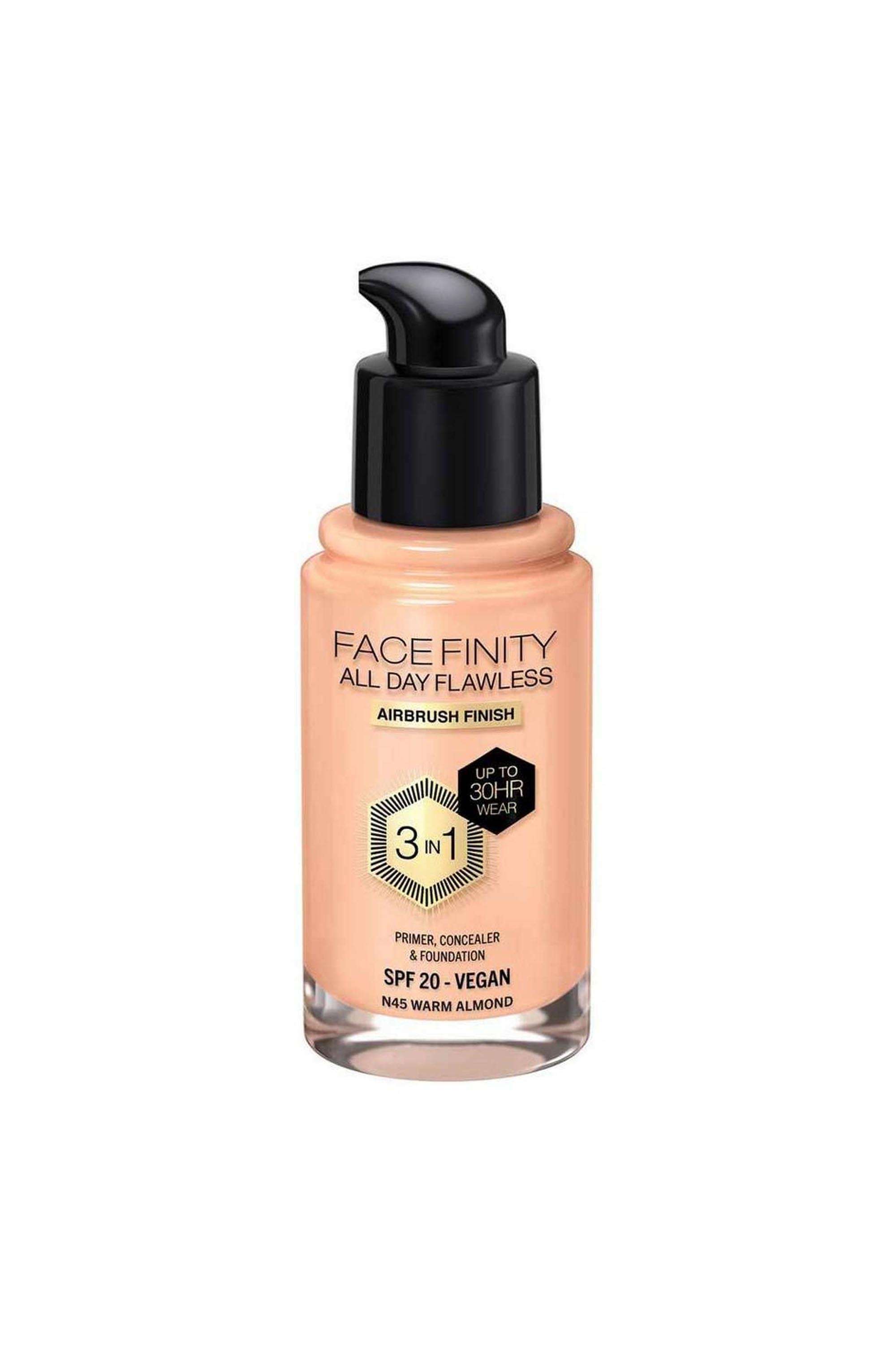 Face-Finity-All-Day-Flawless-3-In-1-Foundation---Warm-Almond -30-ml