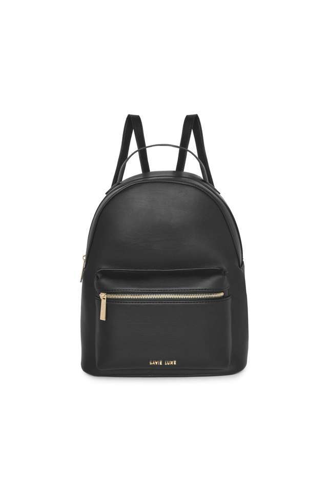 Waffle-23-Solid-Synthetic-Zipper-Closure-Women-s-Backpack