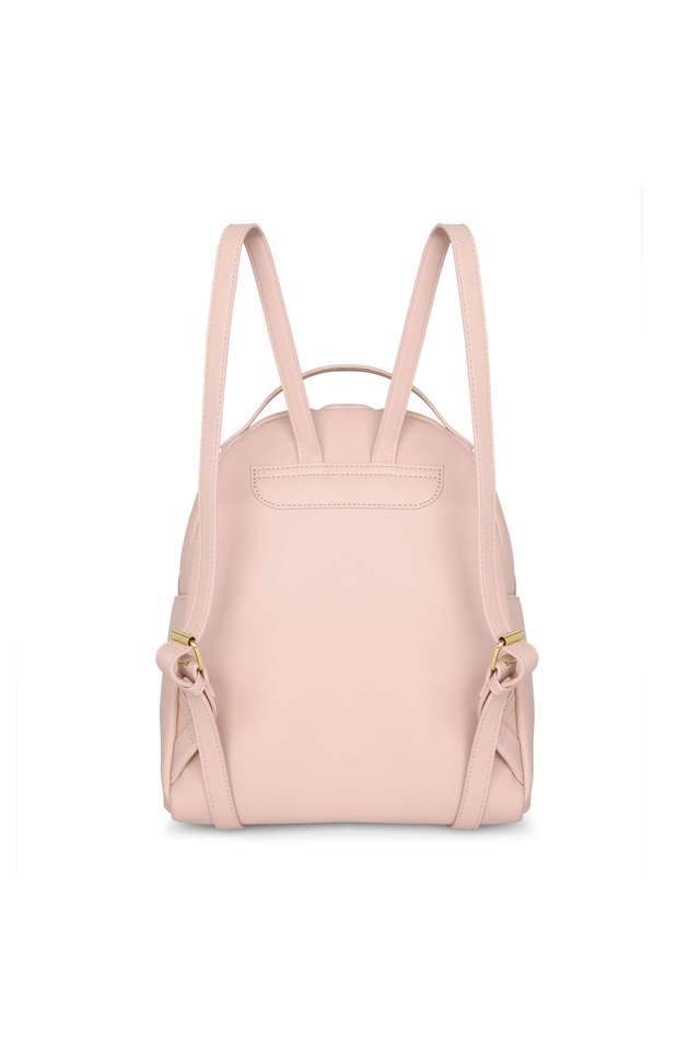 Waffle-23-Solid-Synthetic-Zipper-Closure-Women-s-Backpack