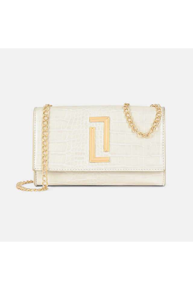 Crocflap-Synthetic-Zipper-Closure-Women-s-Sling-Bag