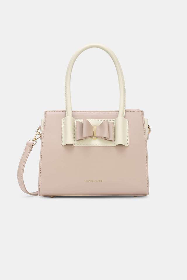 Lx-Knot-Solid-Synthetic-Zipper-Closure-Women-s-Satchel-Bag