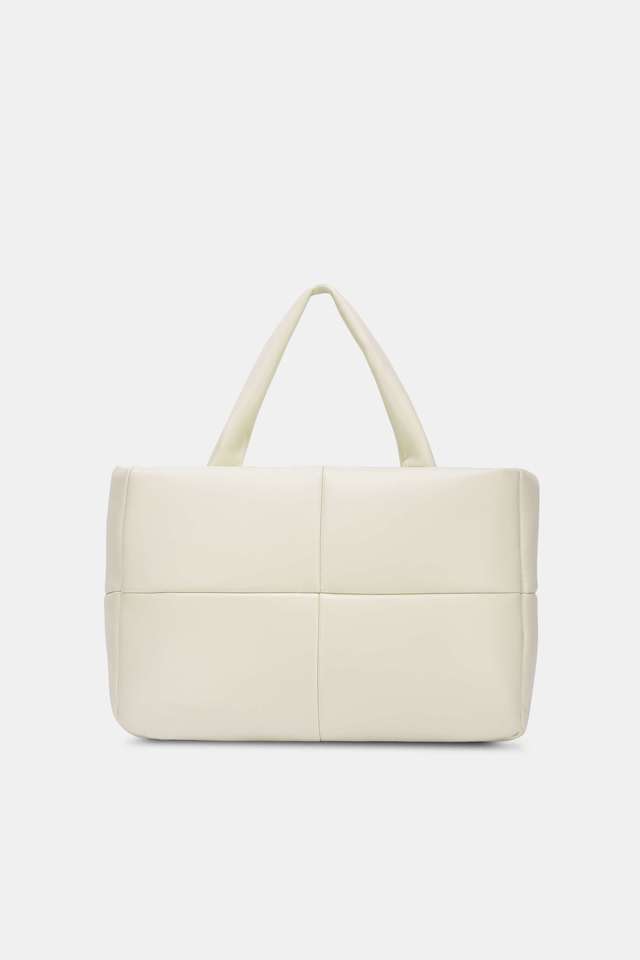 Lx-Puff-Solid-Synthetic-Zipper-Closure-Women-s-Tote-Bag