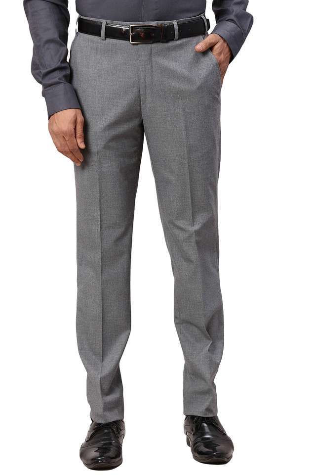 Solid-Blended-Fabric-Super-Slim-Fit-Men-Trousers