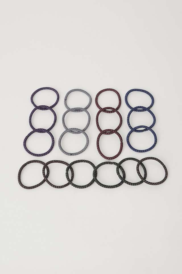 Dark-Multicolor-Elastic-Rubber-Band---Pack-of-18