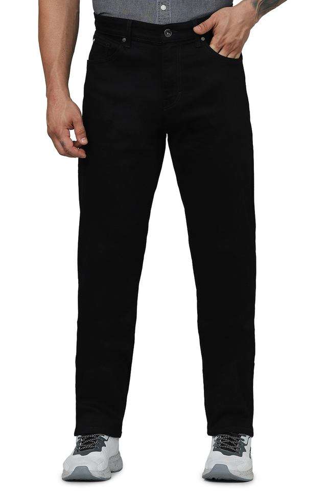 Light-Wash-Cotton-Straight-Fit-Men-s-Jeans