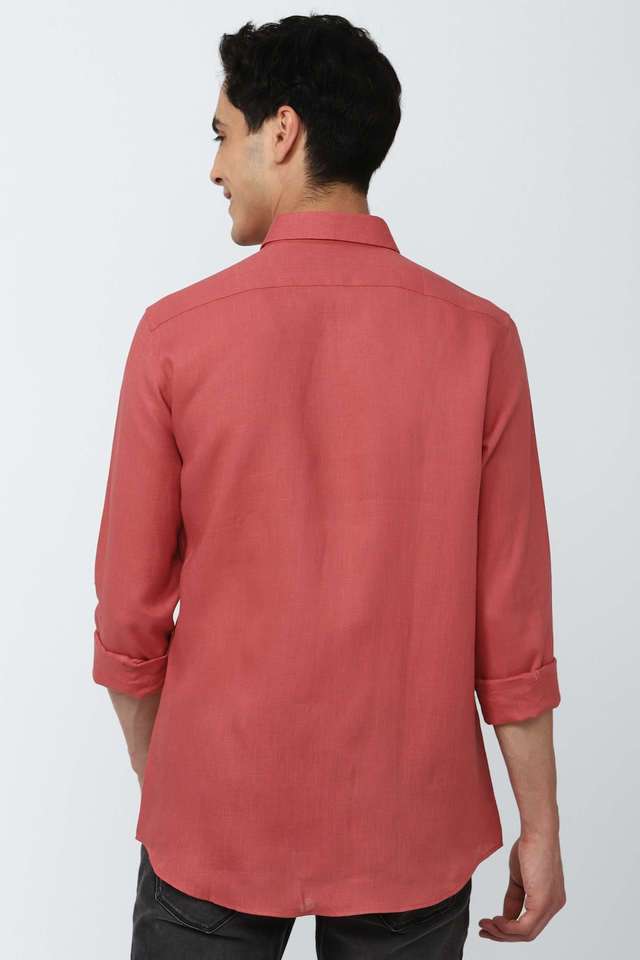 Solid-Linen-Slim-Fit-Men-s-Casual-Wear-Shirt