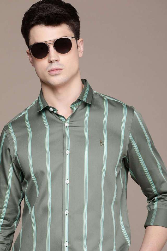 Stripes-Cotton-Regular-Fit-Men-s-Casual-Wear-Shirt