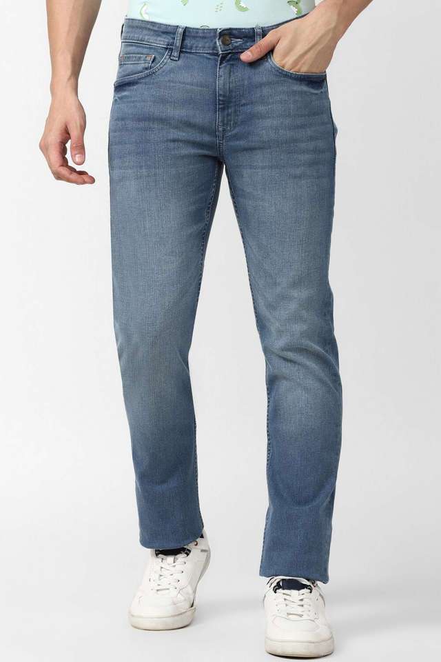 Light-Wash-Cotton-Slim-Fit-Men-s-Jeans