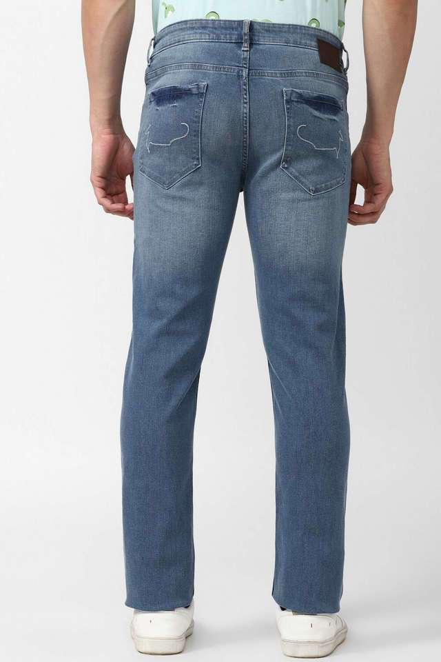Light-Wash-Cotton-Slim-Fit-Men-s-Jeans
