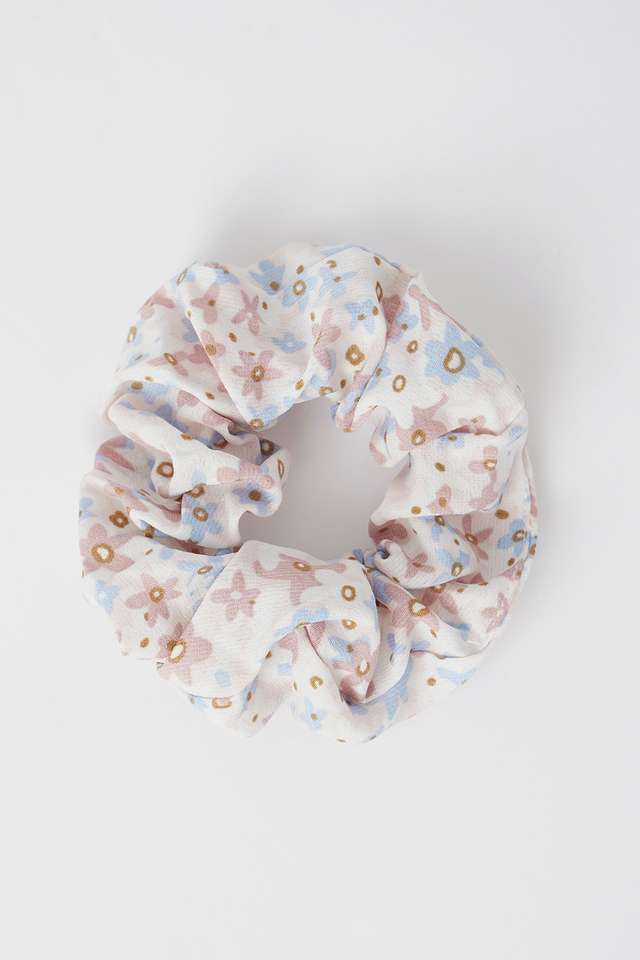 Floral-Satin-Scrunchies---Pack-of-2