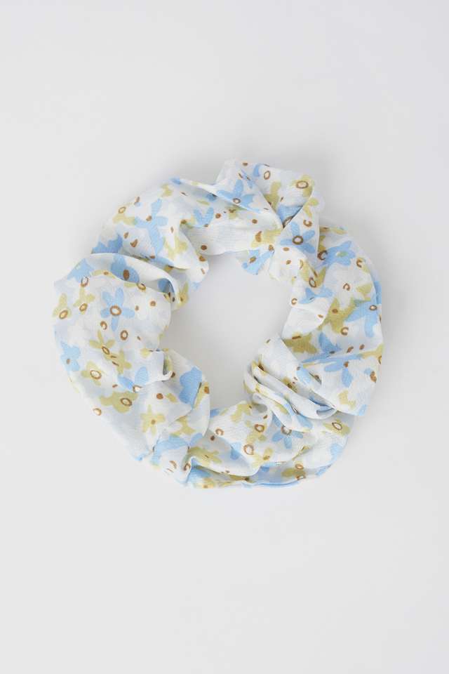 Floral-Satin-Scrunchies---Pack-of-2