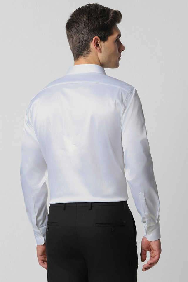 Solid-Blended-Fabric-Regular-Fit-Men-Formal-Wear-Shirt