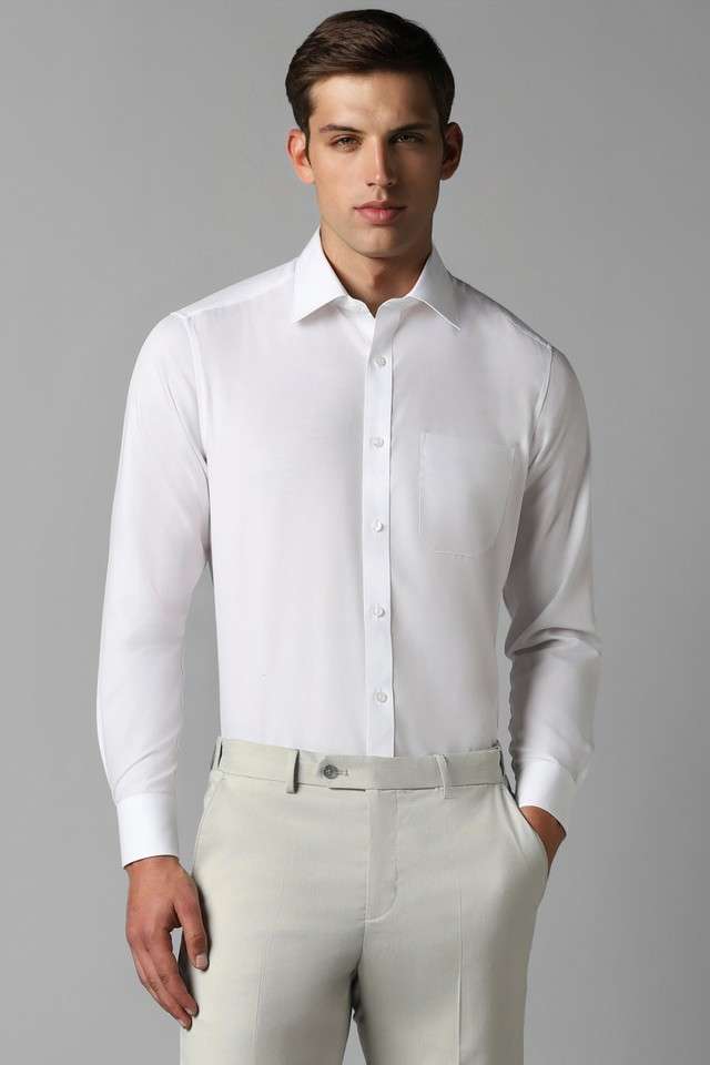 Solid-Cotton-Regular-Fit-Men-s-Formal-Wear-Shirt