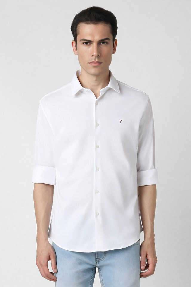 Textured-Cotton-Slim-Fit-Men-s-Casual-Wear-Shirt