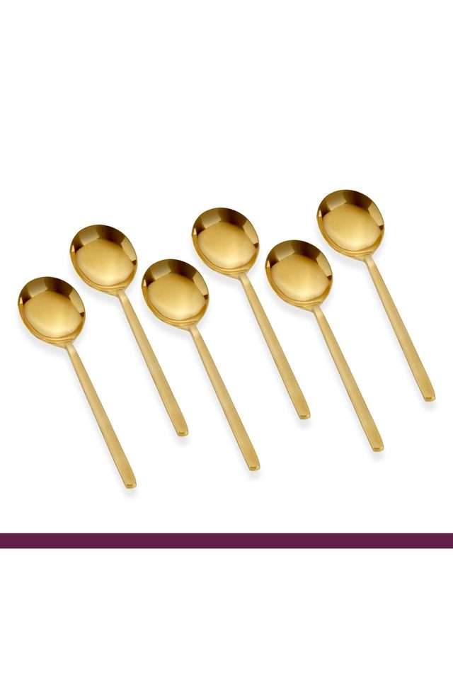 Stainless-Steel-Vector-Gold-Soup-Spoon