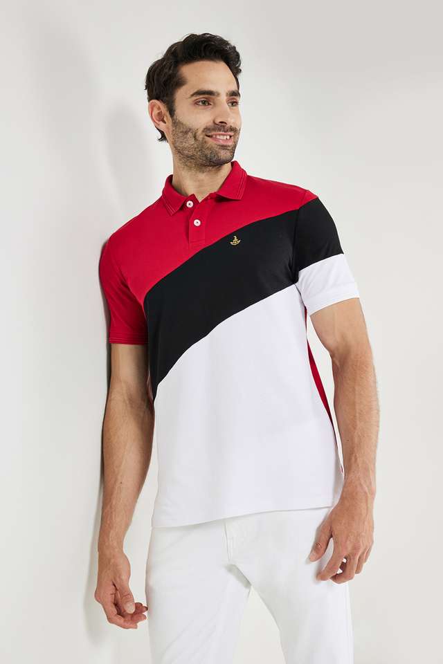 Solid-Cotton-Polo-Men-s-T-Shirt