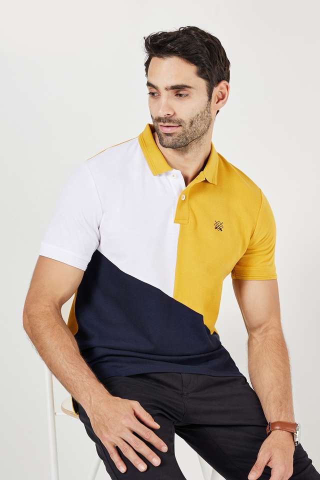 Solid-Cotton-Polo-Men-s-T-Shirt