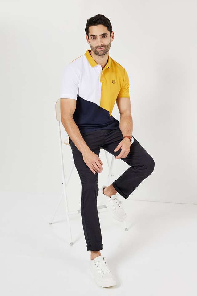 Solid-Cotton-Polo-Men-s-T-Shirt