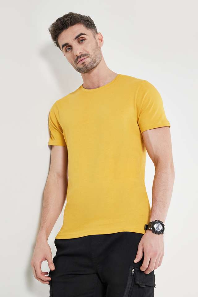 Solid-Cotton-Men-s-T-Shirt