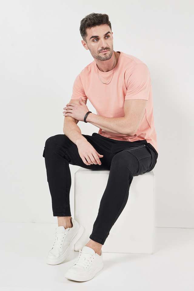 Solid-Cotton-Men-s-T-Shirt