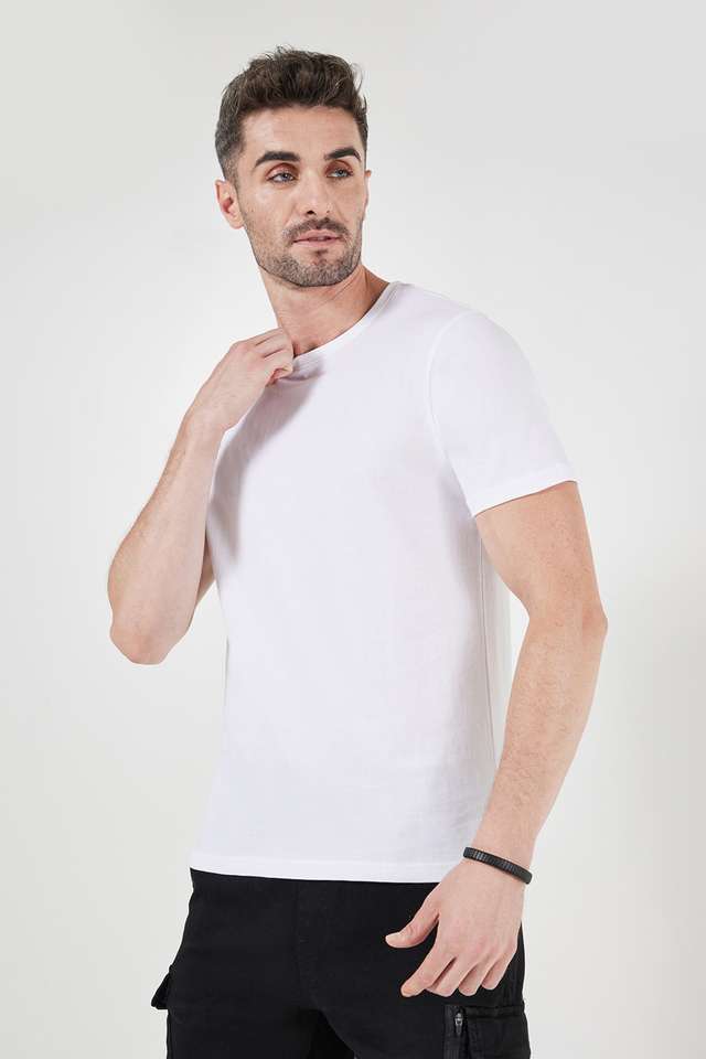 Solid-Cotton-Men-s-T-Shirt