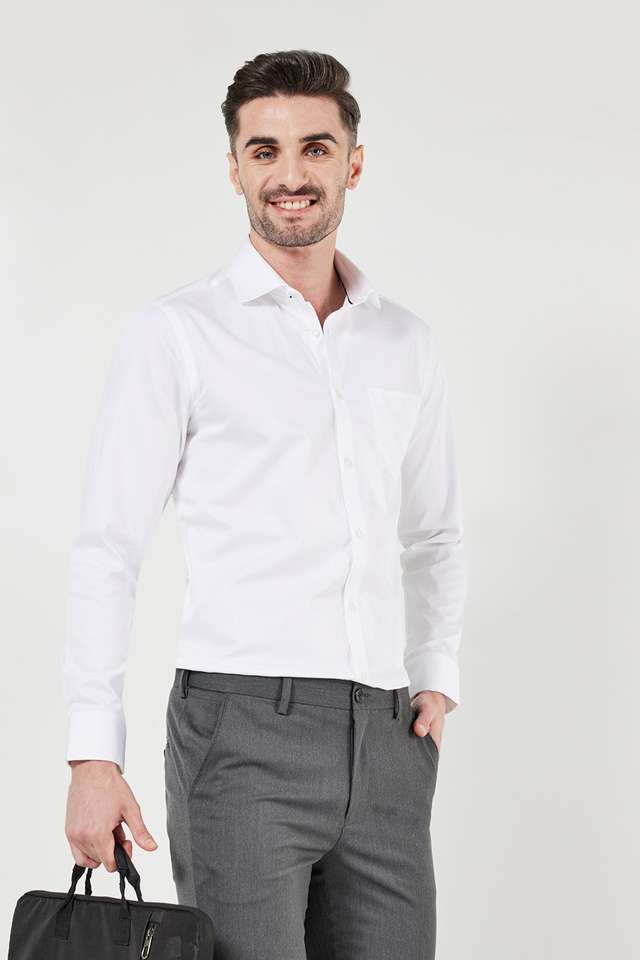 Textured-Cotton-Slim-Fit-Men-s-Formal-Shirt